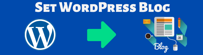 Set a WordPress Blog